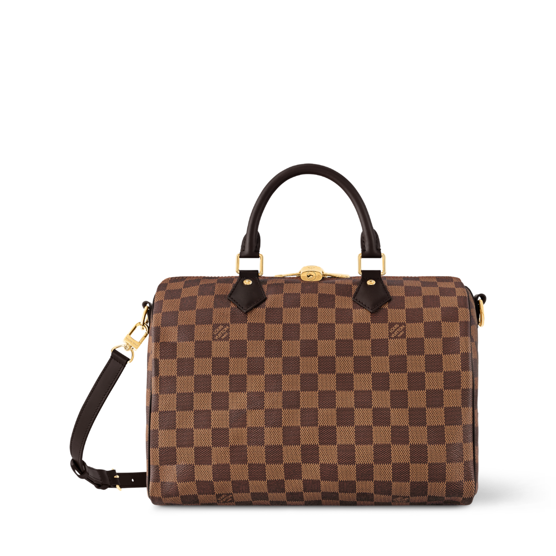 Speedy Bandoulière 30 Damier Ebene - Handbags | LOUIS VUITTON